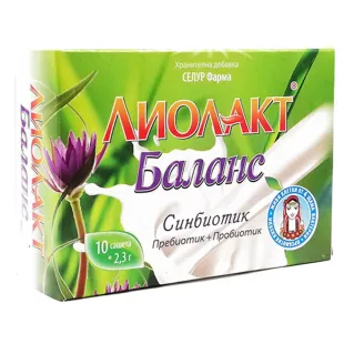 Синбиотик Lyolact 10 сашета x 2,3г