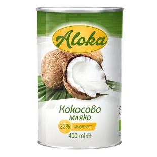 Кокосово мляко 22% масленост 400мл